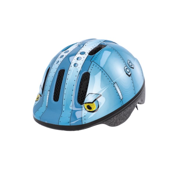 Fischer Kinder Fahrradhelm Robo Uni Roboter S/M 48-53cm
