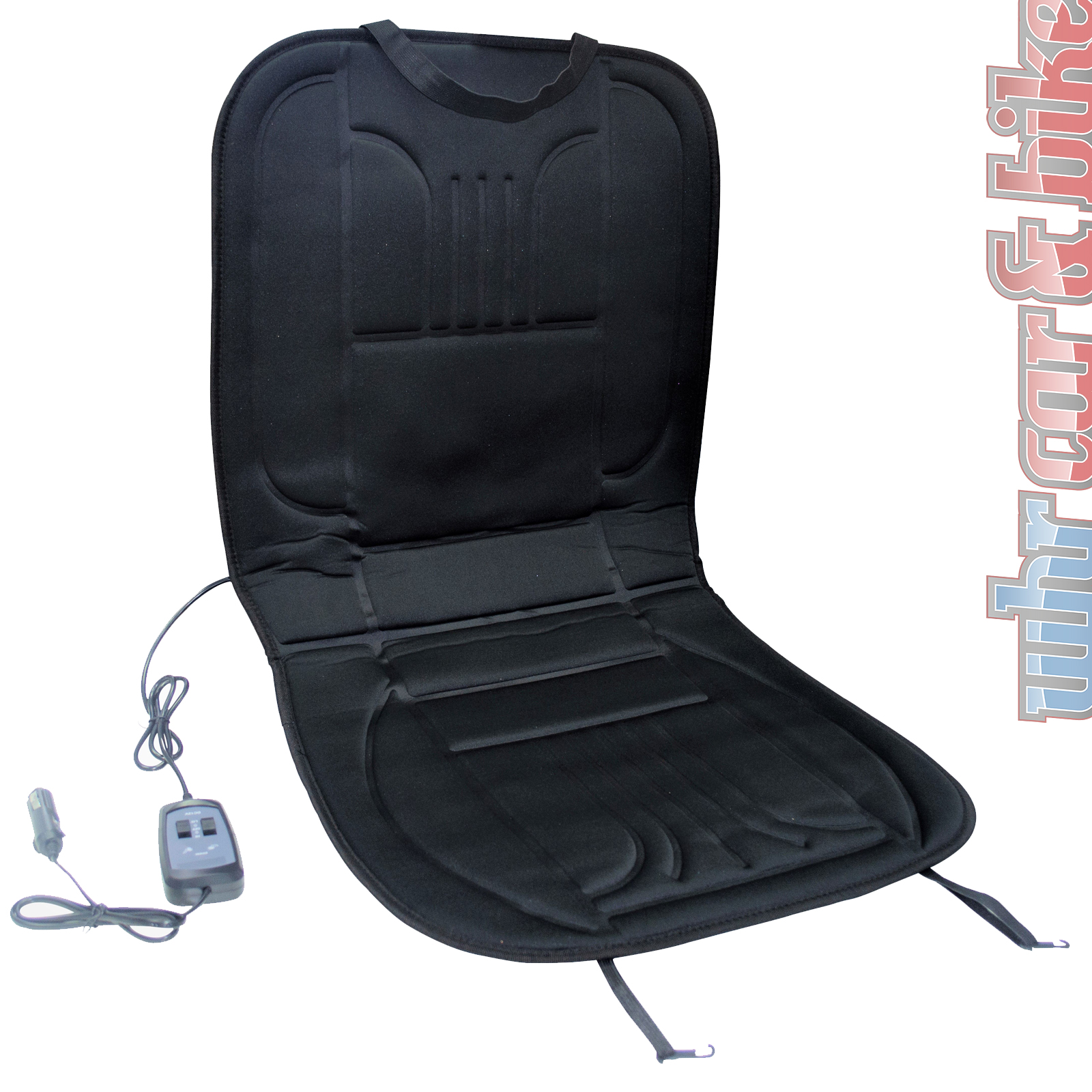 Heyner 12V Premium Carbon Sitzheizung beheizbarer Sitzbezug inkl