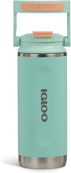 Thermobecher Isolier-Trinkflasche Igloo Flip "n" Sip Tumbler 473ml mintgrün