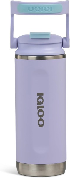 Thermobecher Isolier-Trinkflasche Igloo Flip "n" Sip Tumbler 473ml lila