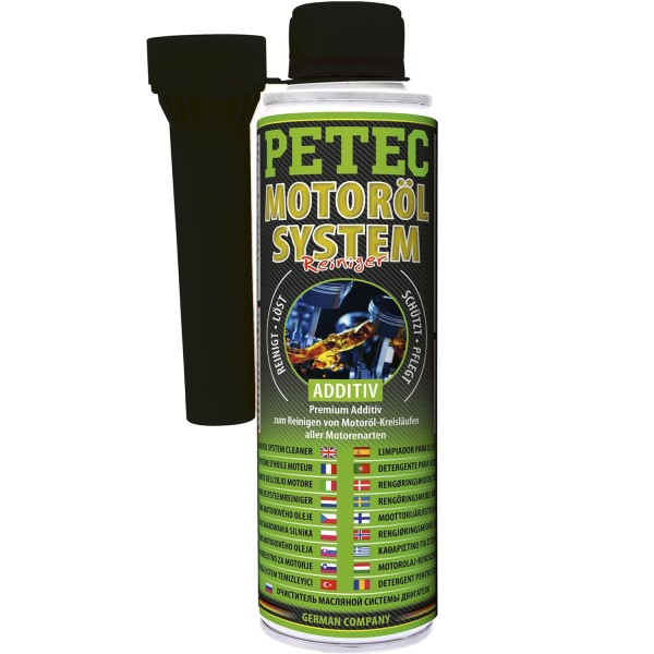 Petec Motorölsystemreiniger Motorspülung 300ml Öl Additiv Benziner & Diesel