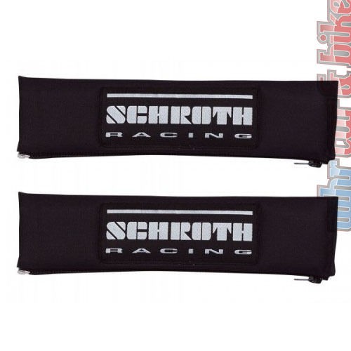 2x Schroth Gurtpolster Racing 2 Zoll 50mm Gurtschoner schwarz - silber