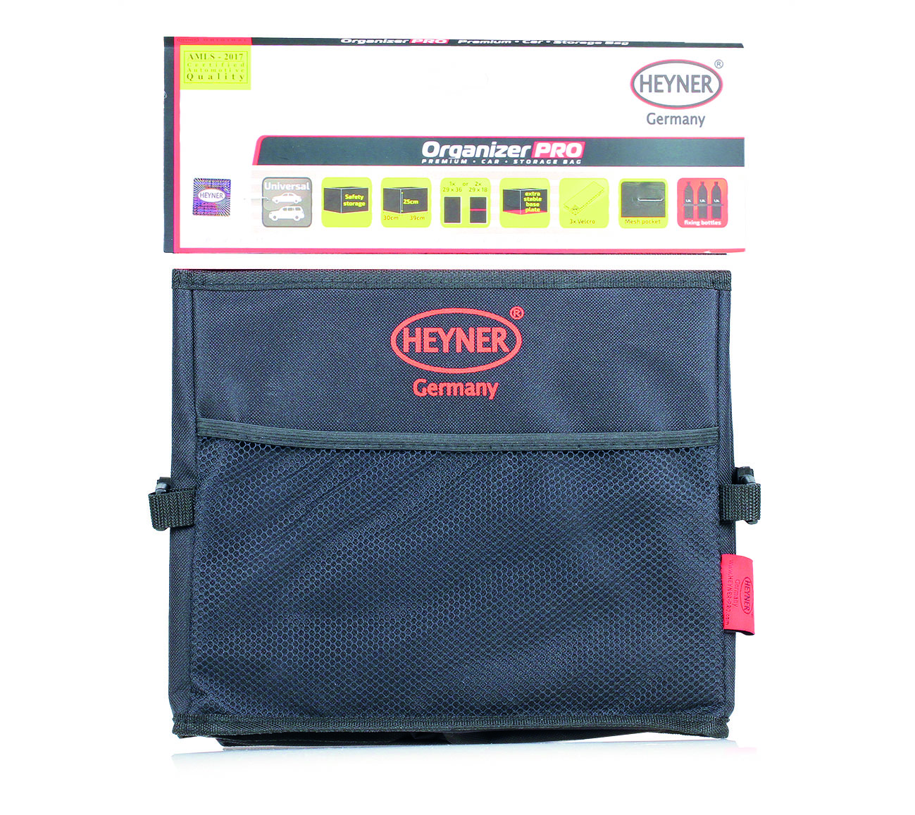 Heyner Premium Kofferraumtasche faltbar platzsparend Klettverschluss stabil, Sonstiges, Innenausstattung