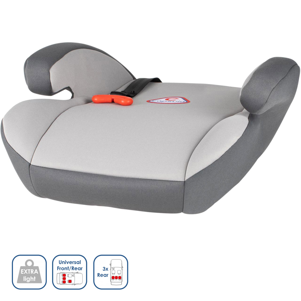 Sitzerhöhung Auto Kindersitz Heyner capsula JR4 Sitzschale grau 15-36kg, Kindersitze, Innenausstattung