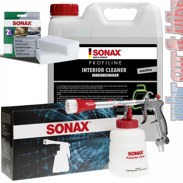 Sonax Profiline Reingungspaket PowerAir Clean 10L Innereiniger Schmutzradierer