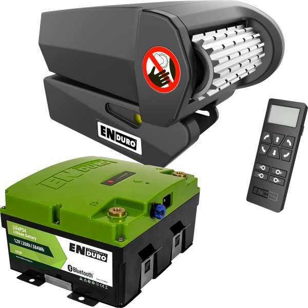 Enduro EM313A Set Anhänger & Wohnwagen-Rangierhilfe Caravan inkl. Lithiumakku