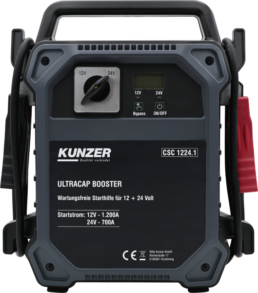 Starthilfe Kunzer CSC 1224.1 12V 24V wartungsfrei mit Ultrakondensatortechnik
