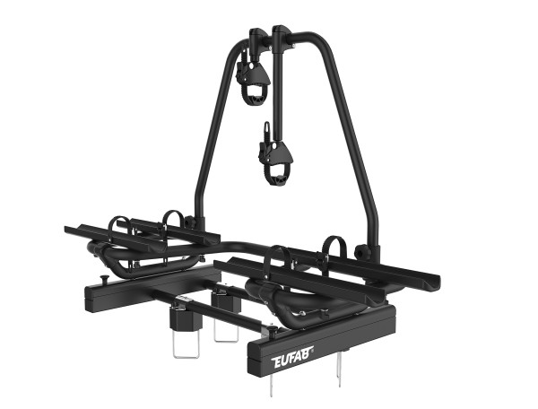 Deichselträger Fahrradträger ausziehbar BC260 Black LAS f. 2 Fahrräder / E-Bikes