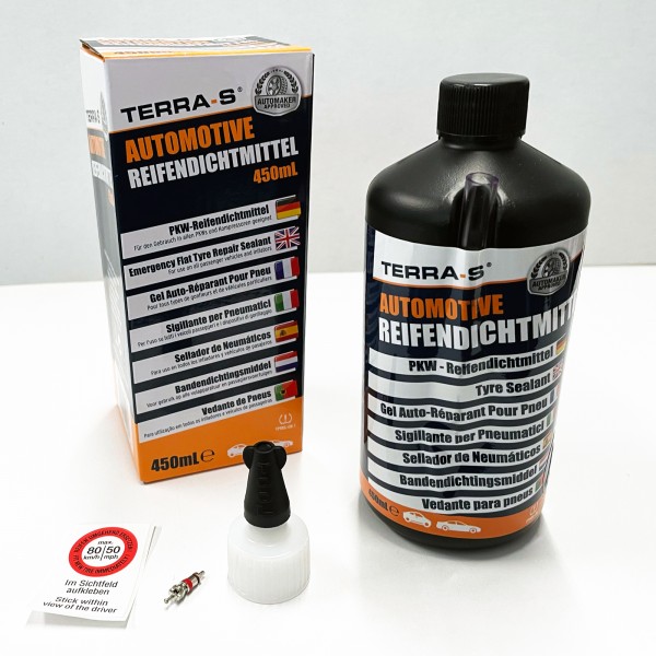 Terra-S Reifendichtmittel 450ml Nachfüllflasche Audi Skoda VW MHD 12/2027