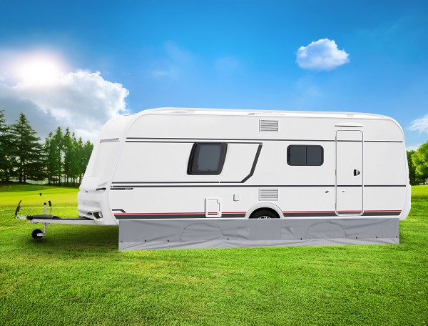 Calima Bodenschürze Wohnwagenschürze 800x55cm inkl Taschen und Aufbewahrungssack