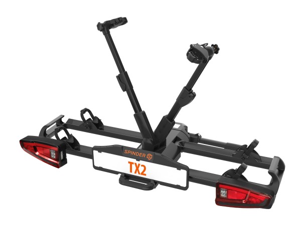 Fahrradträger Heckträger Spinder TX2 LED für 2 Fahrräder / E-Bikes
