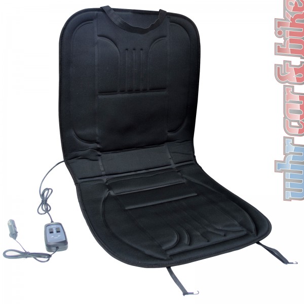 Carbon Sitzheizung 12V beheizbare Auto Sitzauflage 2-stufig schwarz Heizfunktion