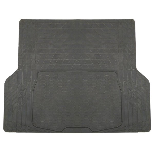 Gummi Kofferraummatte Kofferraumwanne schwarz 140x108 cm alca® TrunkProtect L