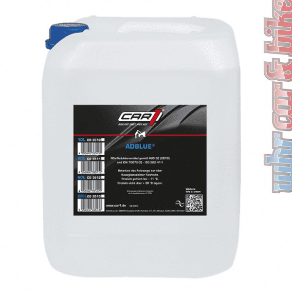 AdBlue® Kraftstoffzusatz 10L Car1 Harnstofflösung für Diesel mit SCR-Systemen