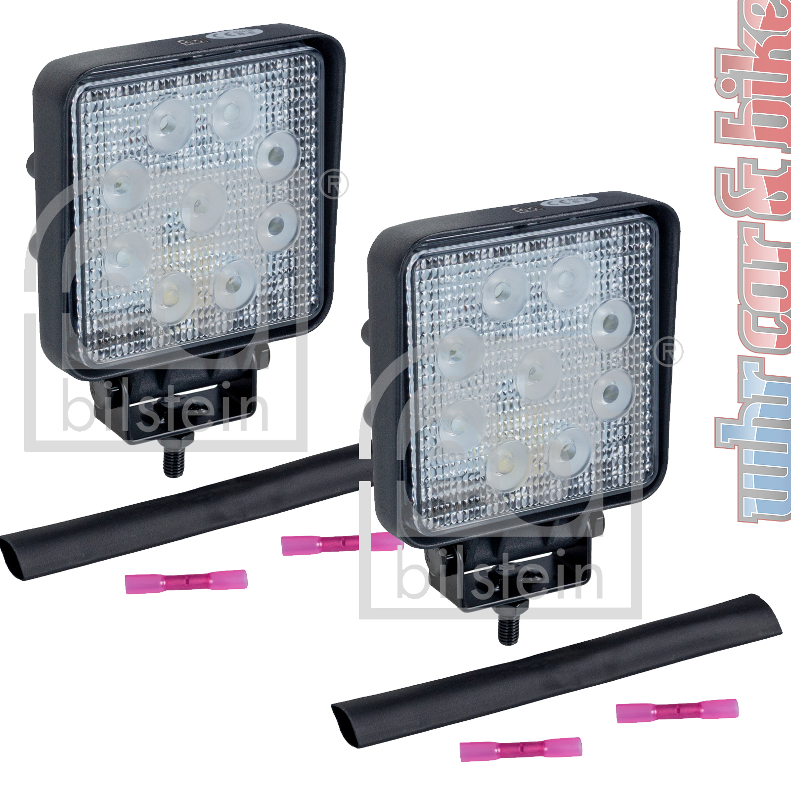 2x AUTOXBERT 180W LED Work Lights – White, 12V/24V, For Reversing/Off-Road (Arbeitsscheinwerfer)