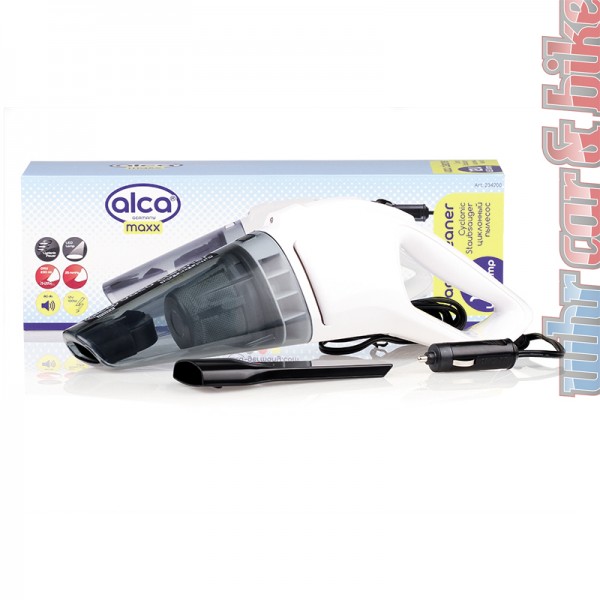 alca maxx Cyclonic Auto Staubsauger mit LED 12V 100W konstant hohe Saugkraft