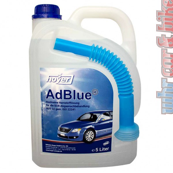 Hoyer AdBlue® Kraftstoffzusatz 5L Harnstofflösung für Diesel mit SCR-Systemen
