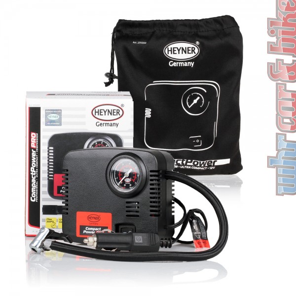 HEYNER® 12V Mini Kompressor Premium CompactPower PRO inkl. Tasche 12L/min 21 bar