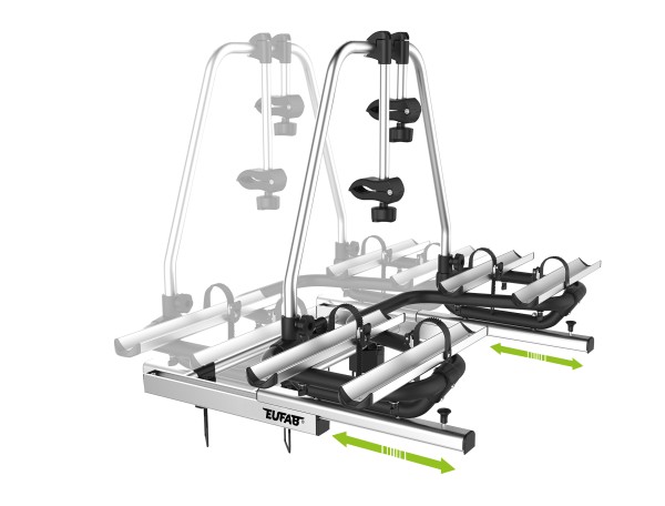 Deichselträger Fahrradträger ausziehbar LAS Deichsel für 2 Fahrräder / E-Bikes