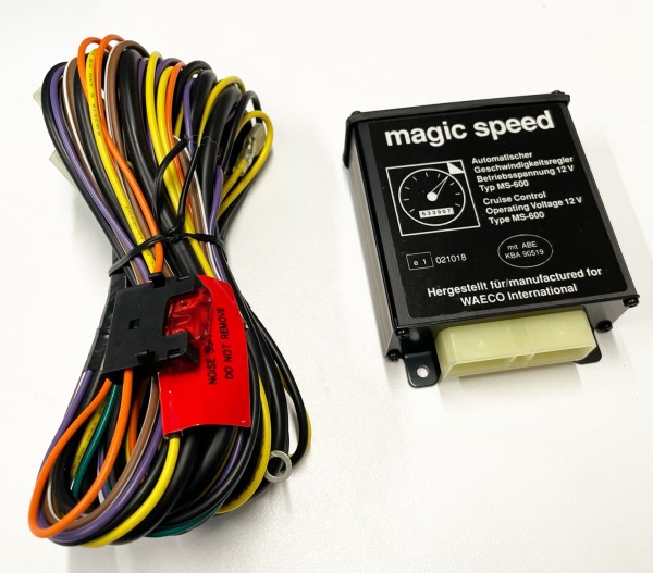 Waeco Steuergerät für Geschwindigkeitsregler Magic Speed MS-600 mit Kabelsatz