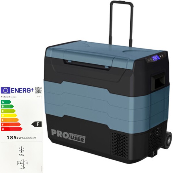 Kompressor Kühlbox ProUser CoolX 50 12V 24V 230V 50L Trolley Kühltruhe -20°C