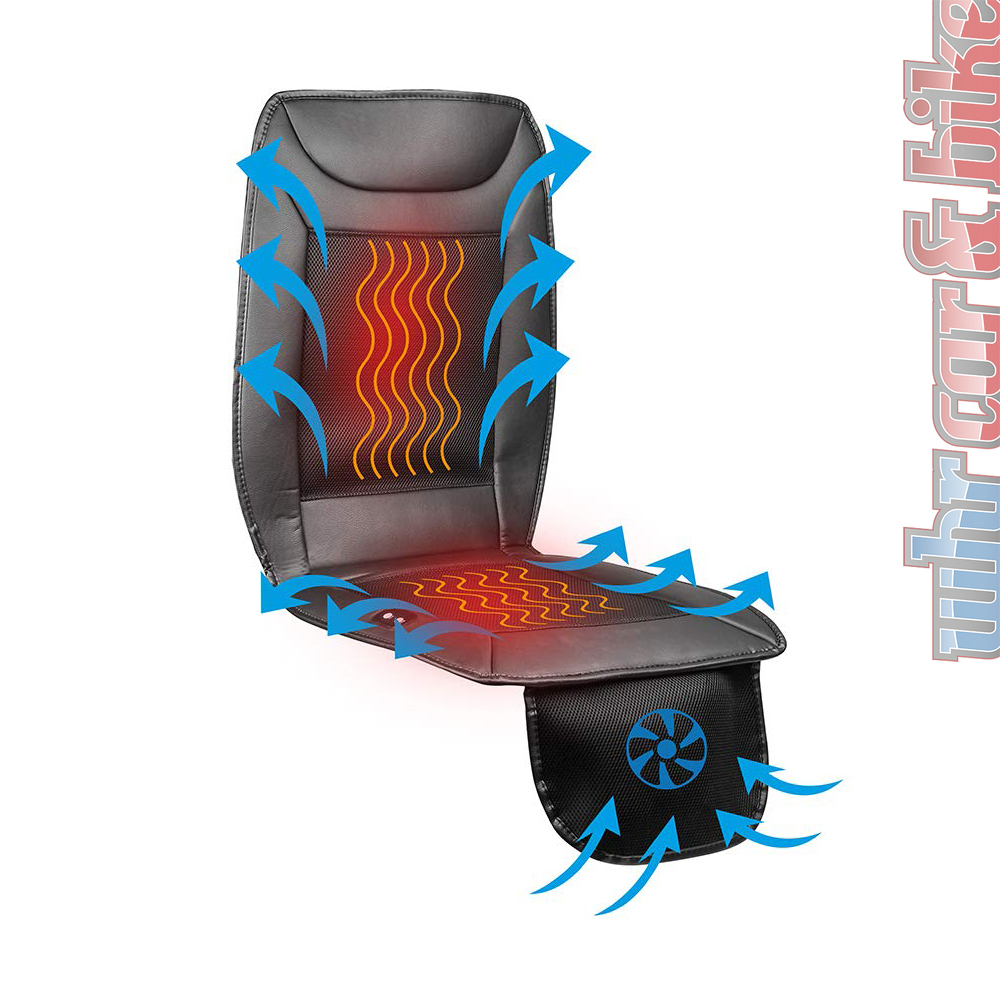 NAIPO Auto Sitzkissen Beheizbar Sitzauflage mit Heizung- und  Kühlungfunktion und