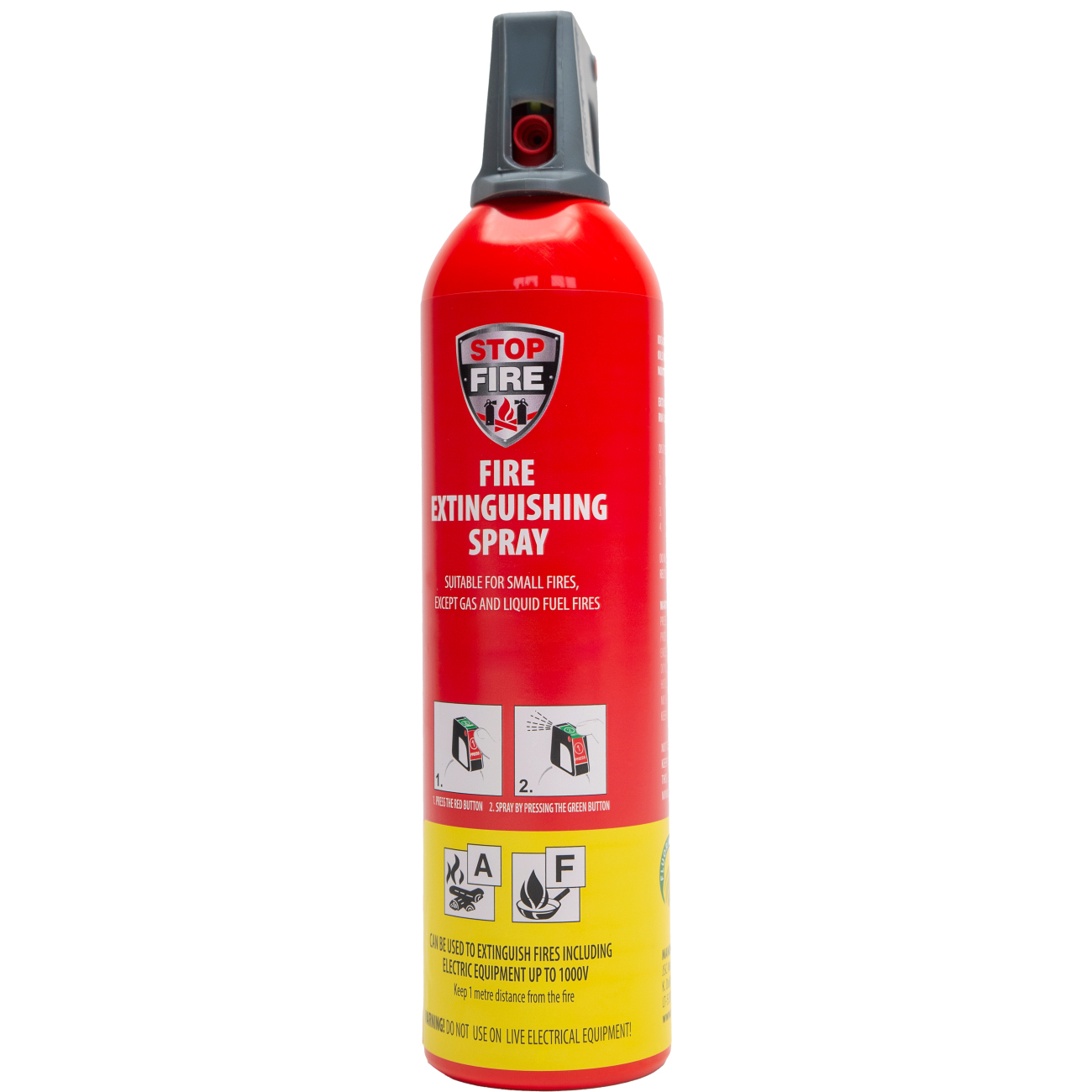 Löschspray Feuerlöschspray A B E F 750ml IWH Feuerlöscherspray MHD 11/2025, Feuerlöscher, Zubehör