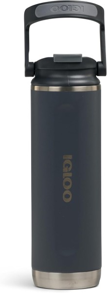 Thermobecher Isolier-Trinkflasche Igloo Flip "n" Sip Tumbler 473ml anthrazit